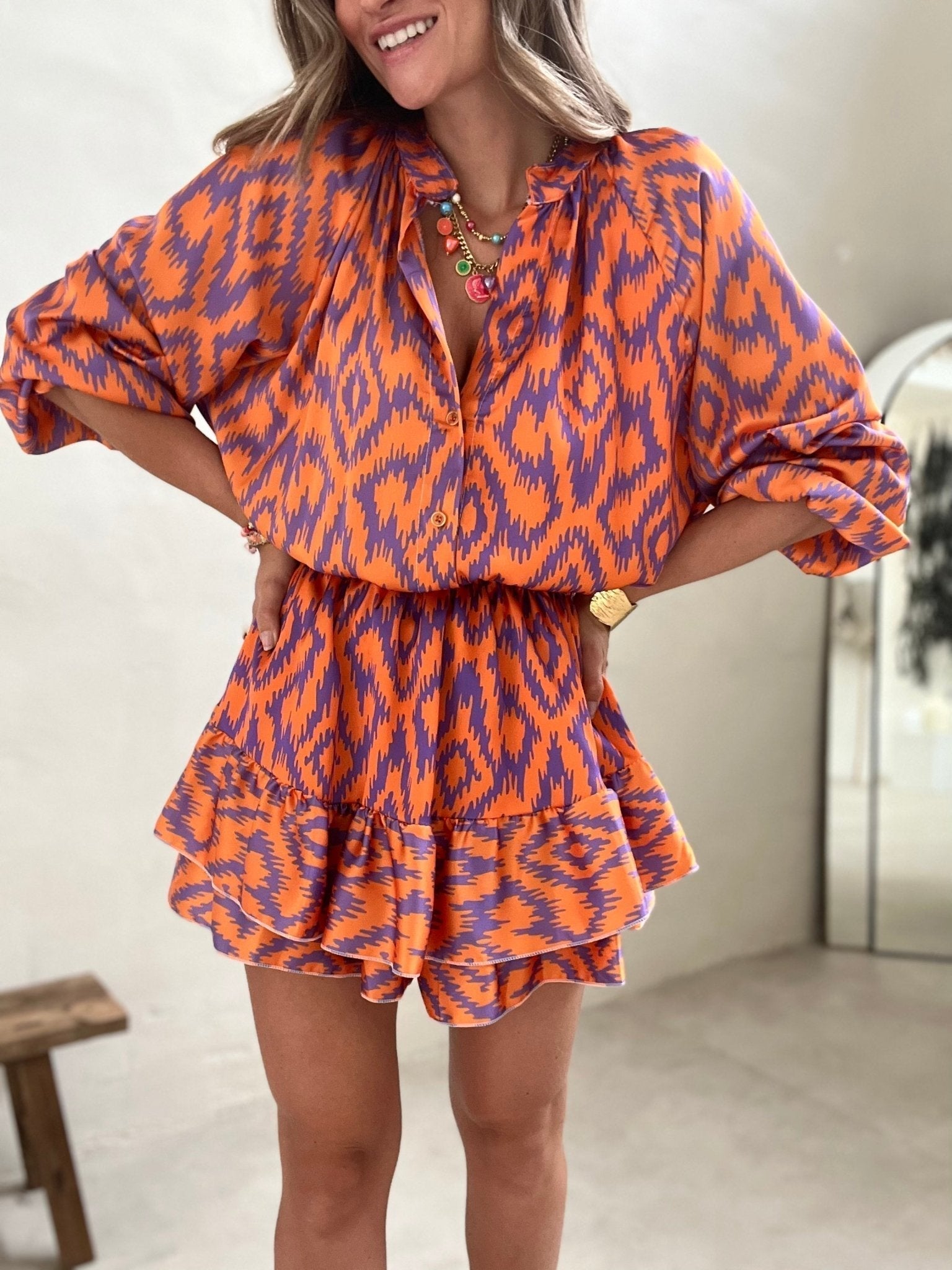 NAOMI | Printed summer dress