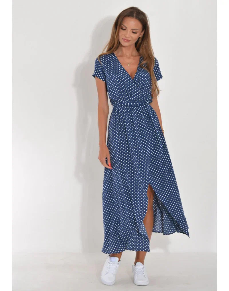 Sigrid Wrap Maxi Dress