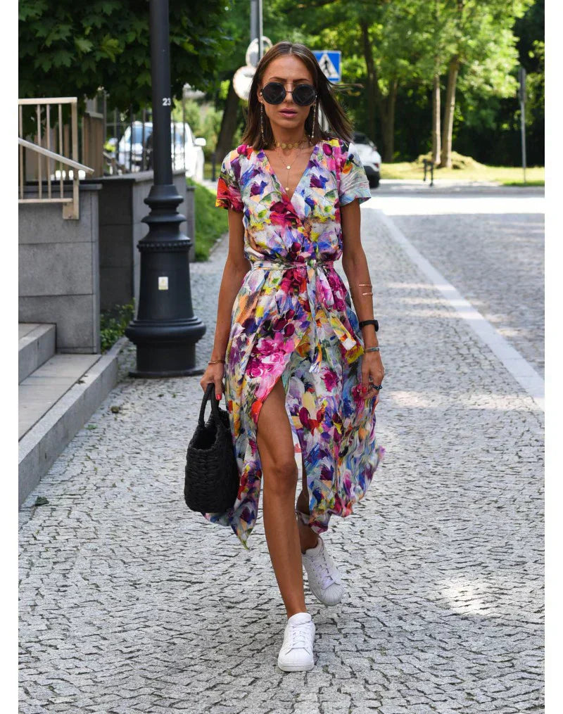 Sigrid Wrap Maxi Dress