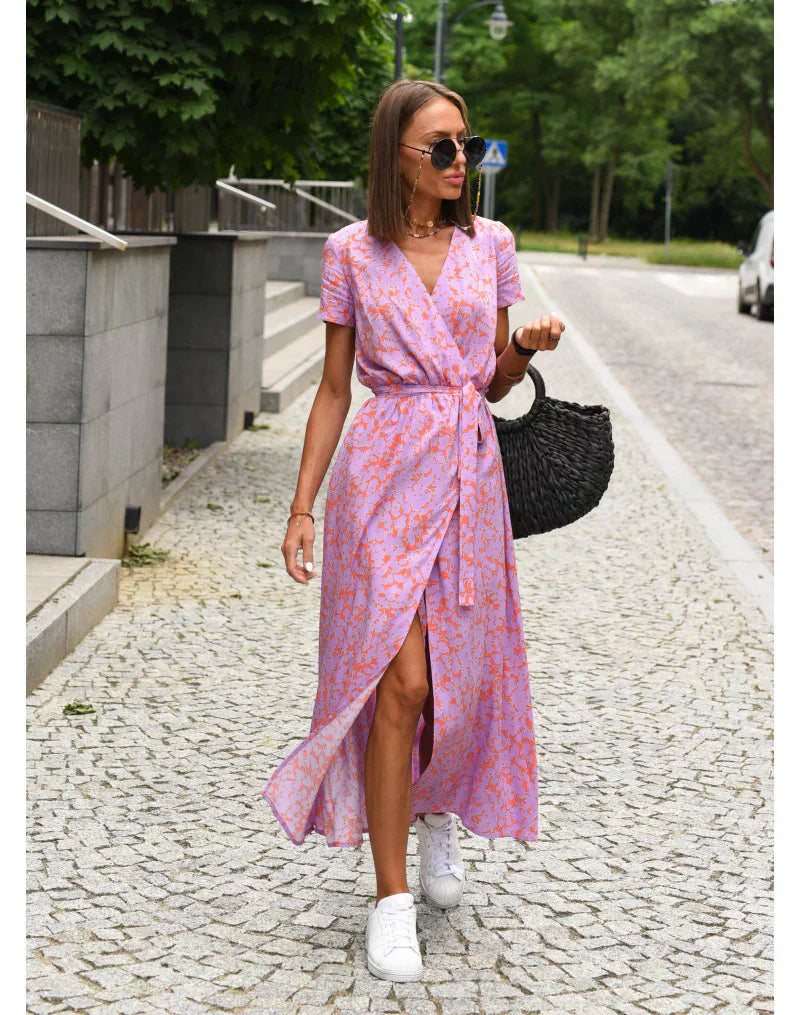Sigrid Wrap Maxi Dress