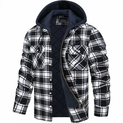 Erik quilted check Jacket