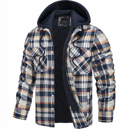 Erik quilted check Jacket