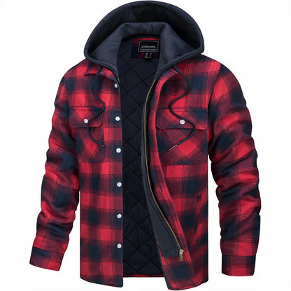 Erik quilted check Jacket