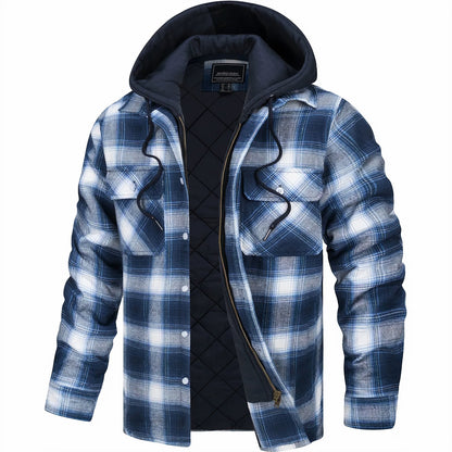 Erik quilted check Jacket