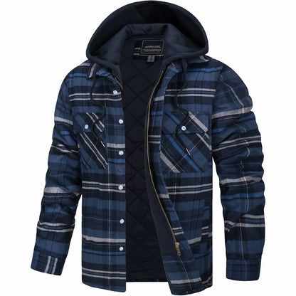Erik quilted check Jacket