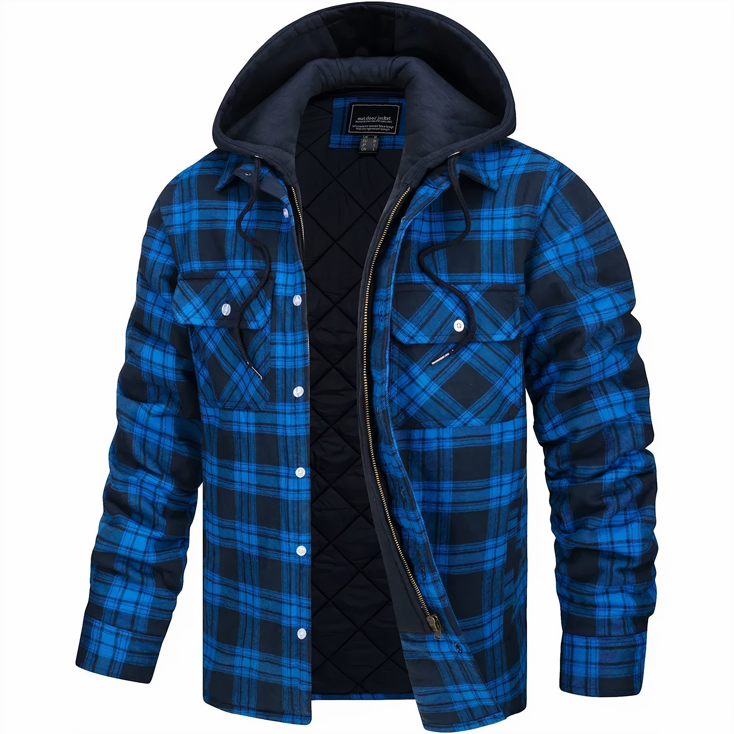 Erik quilted check Jacket